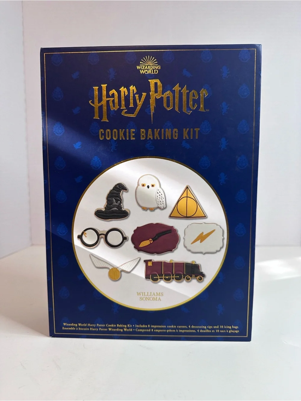 Williams Sonoma Harry Potter Cookie Baking Kit - Navy Blue and Gold